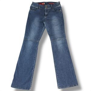 Y2K Vintage Guess Low Rise Flare/Boot Cut Blue Wash Jeans Retro Size 30 Cotton